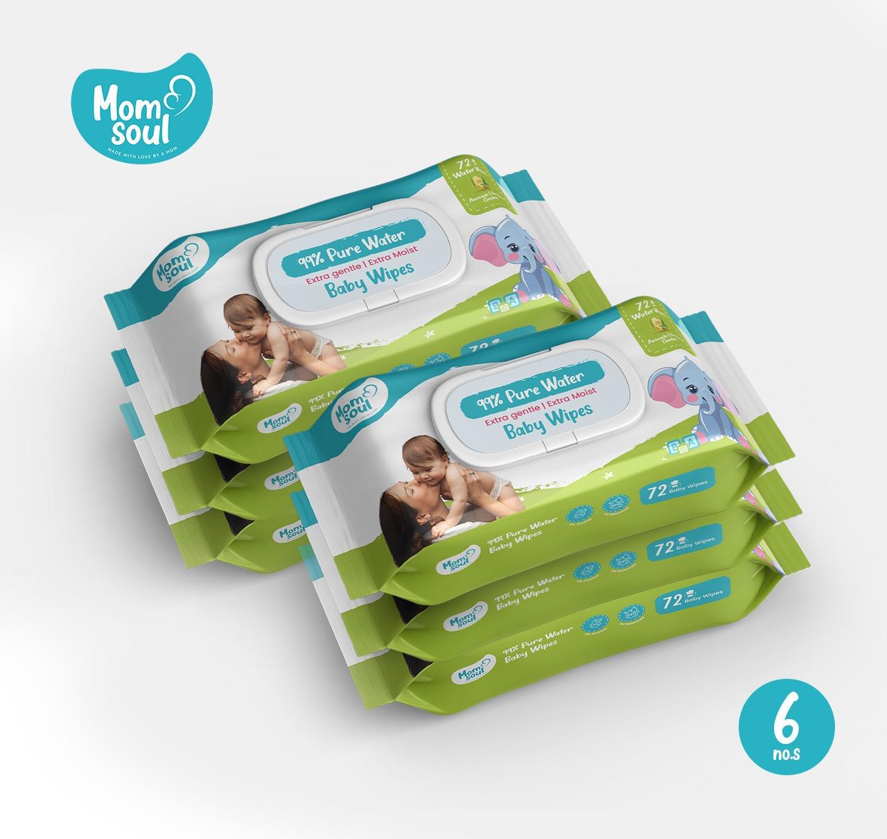 Momsoul Baby Wipes - (Pack of 10)